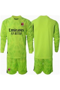 AC Milan Keeper Babyklær Tredje Fotballdrakt til barn 2024-25 Lange ermer (+ Korte bukser)